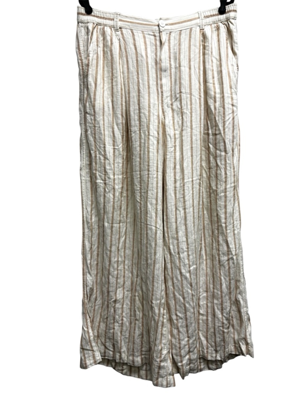 Aerie Pool To Party Linen Blend High Waisted Trouser - Picture 3 of 12